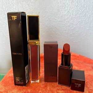Tom Ford Lipstick and Gloss Set - Rich Red